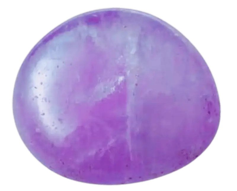 Amethyst - Heilstein, Nahaufnahme einer typischen Probe