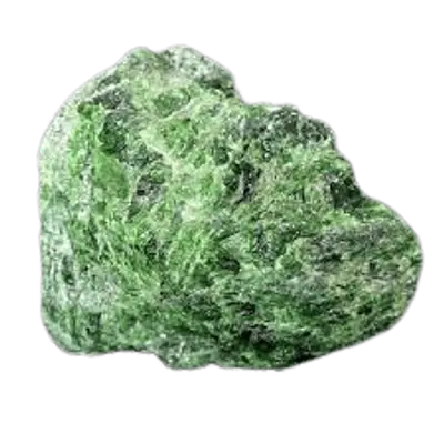 Chromdiopsid - Heilstein