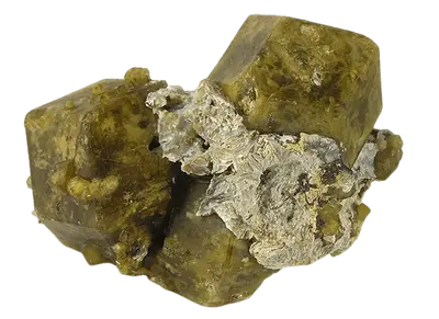 Grossular - Heilstein, Nahaufnahme einer typischen Probe