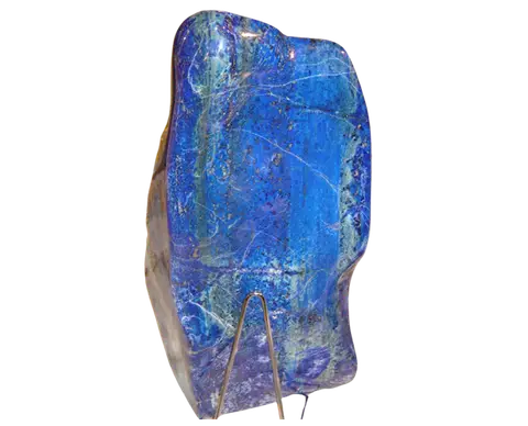 Lapislazuli - Heilstein, Nahaufnahme einer typischen Probe