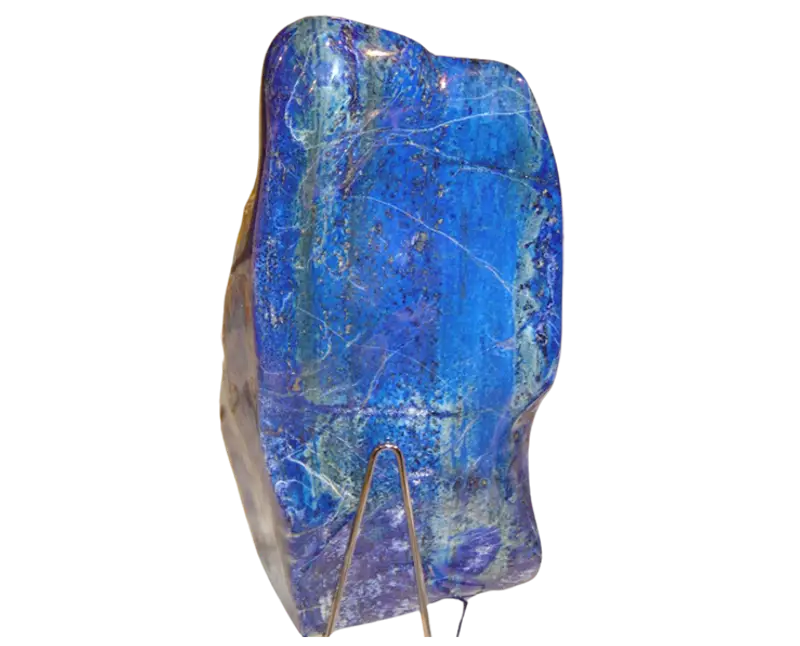 Lapislazuli - Heilstein, Nahaufnahme einer typischen Probe