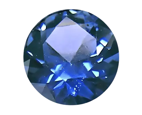 Saphir - Heilstein, Nahaufnahme einer typischen Probe